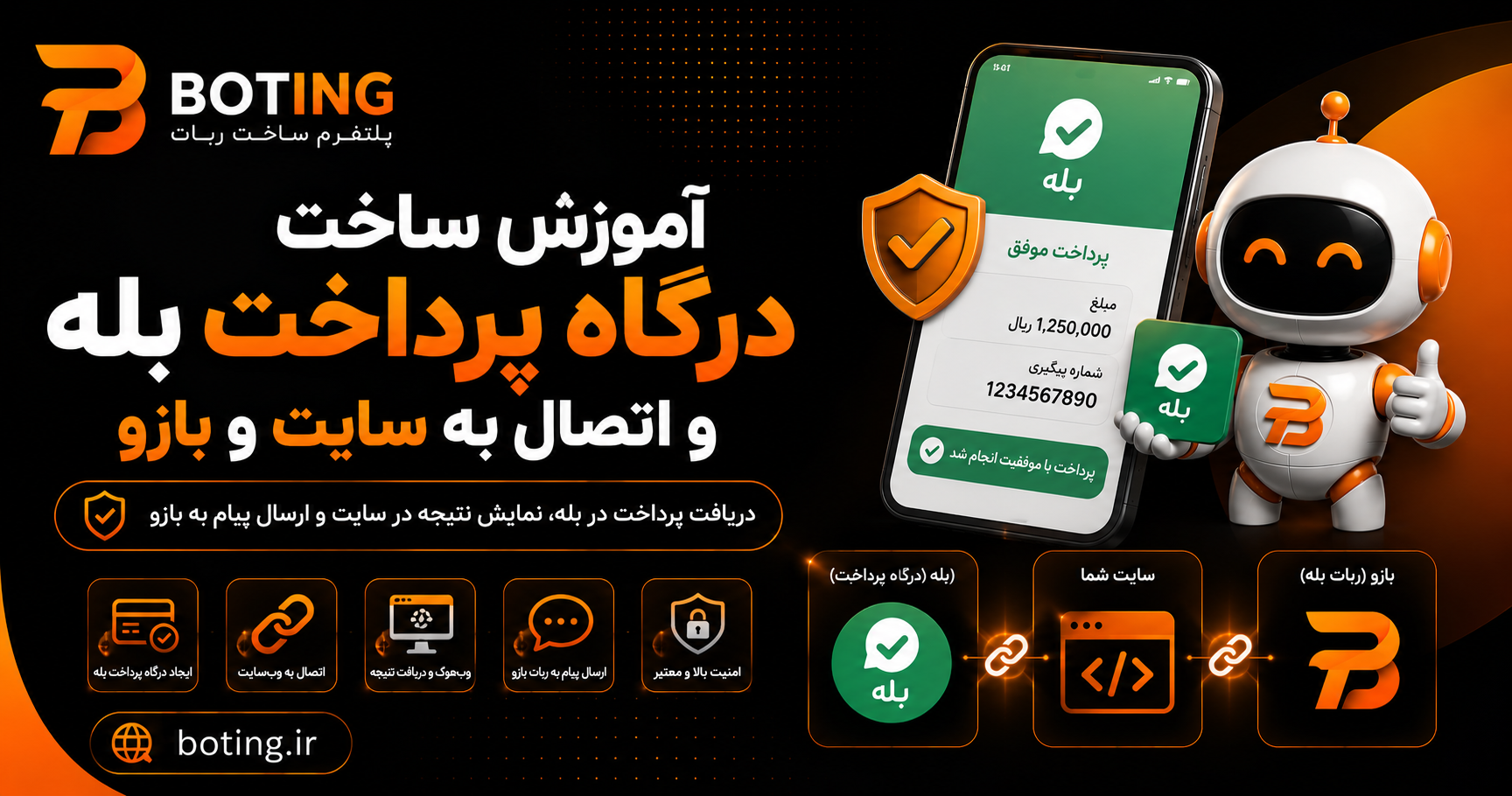 آموزش ساخت درگاه پرداخت بله و اتصال به سایت و بازو